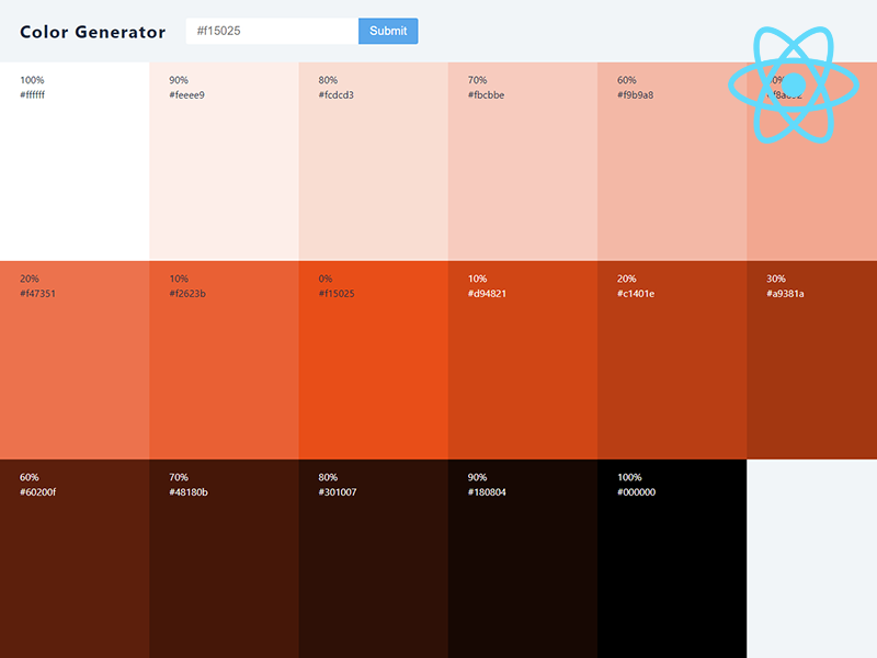 React Color Generator App